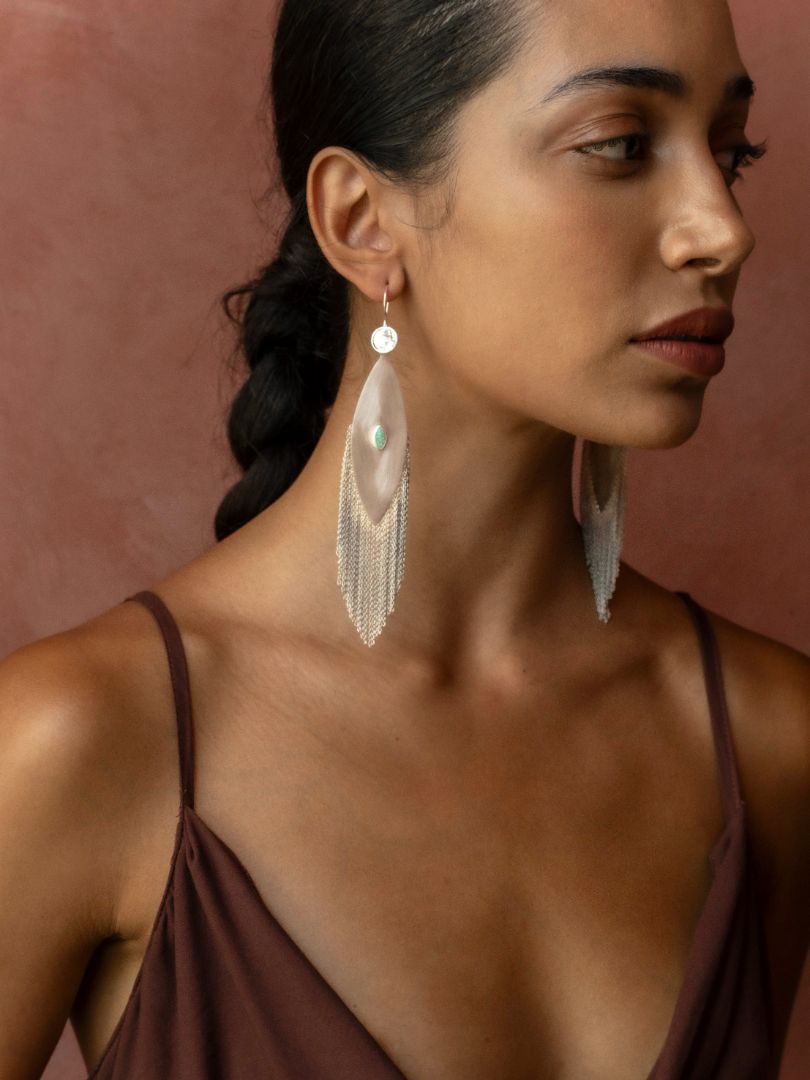 Ojo Fringe Earrings