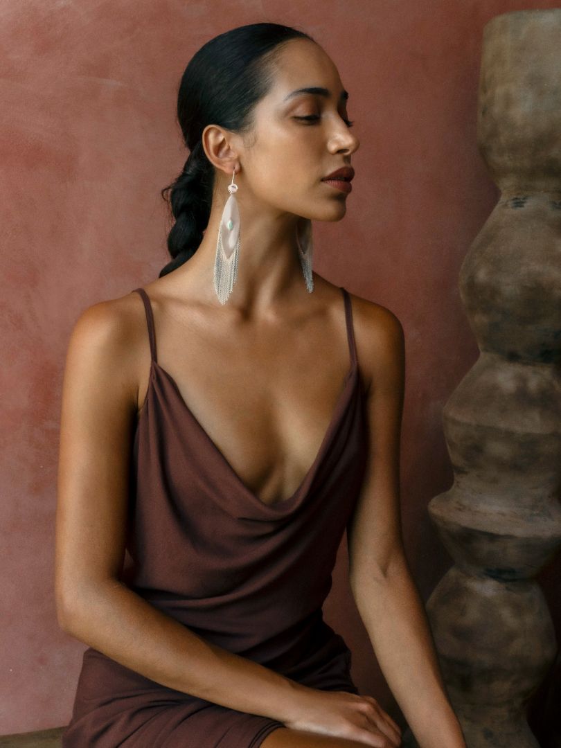 Ojo Fringe Earrings