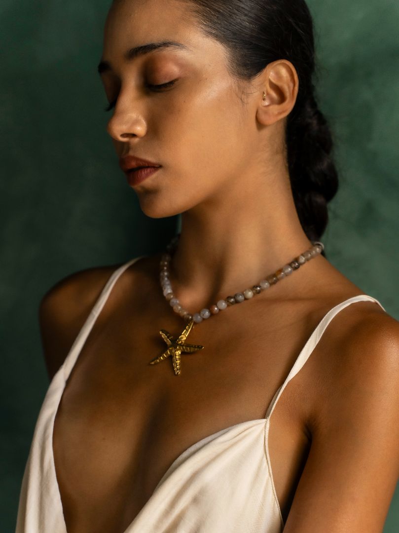 Estrella Stone Choker Necklace