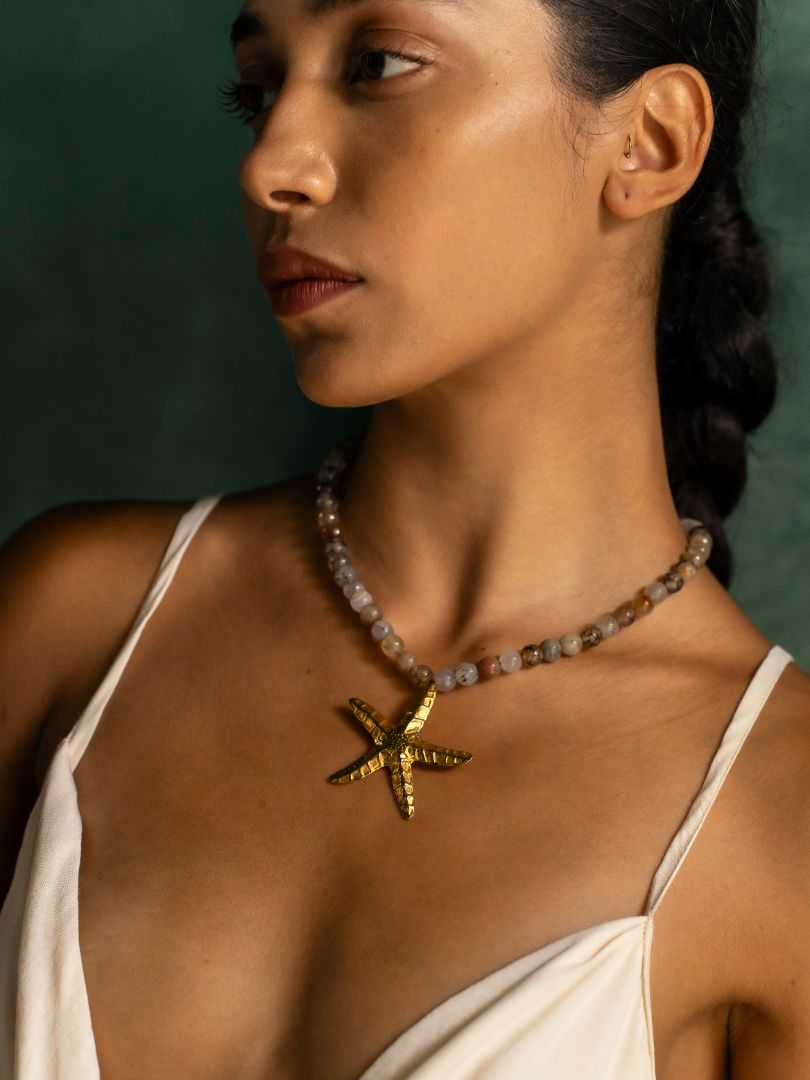 Estrella Stone Choker Necklace