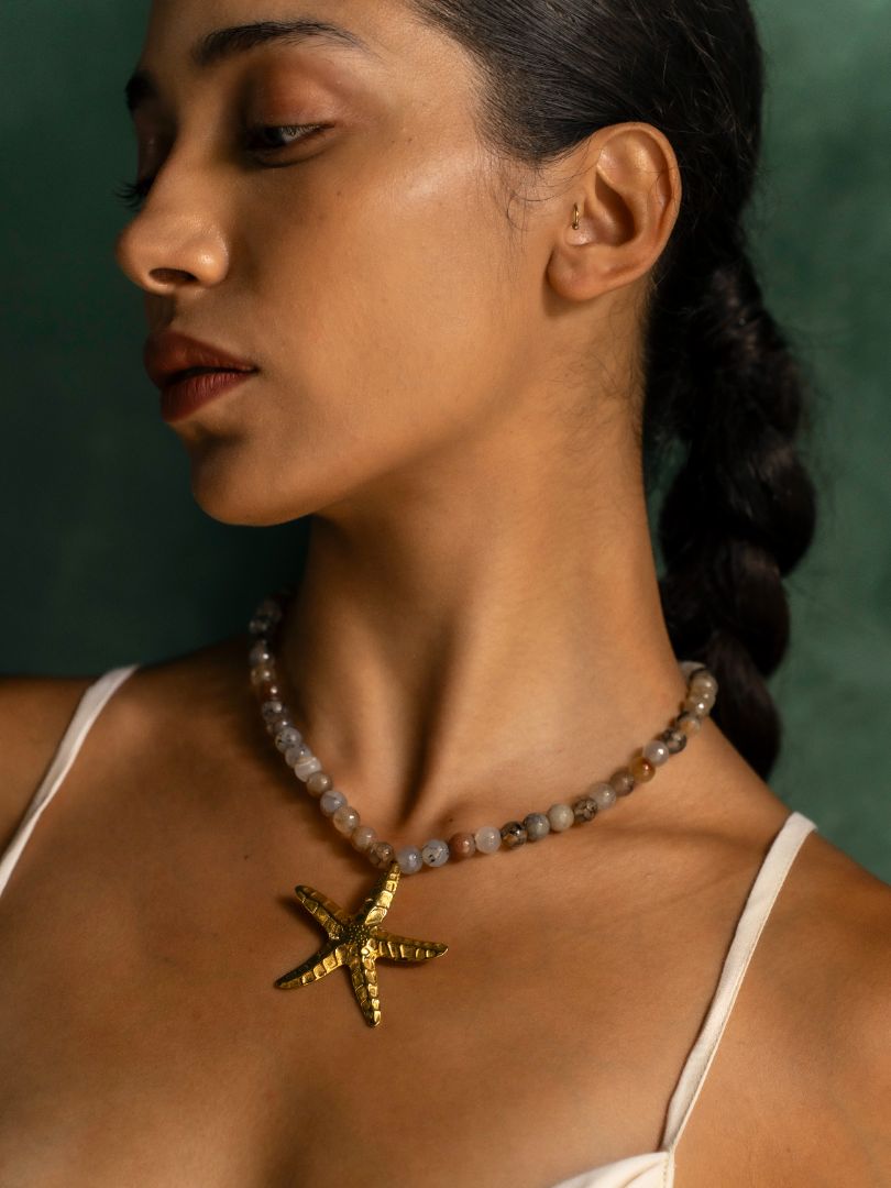 Estrella Stone Choker Necklace