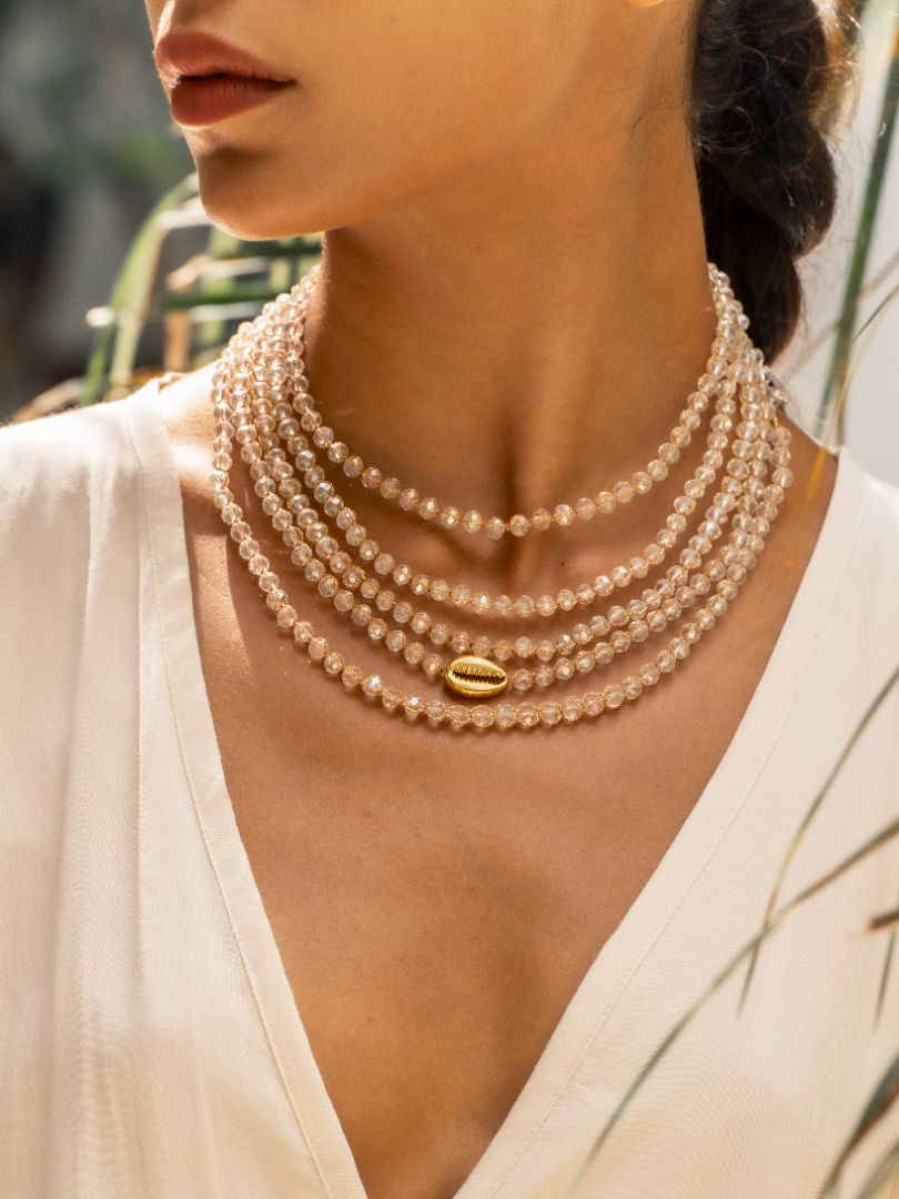 Marjan Crystal Necklace