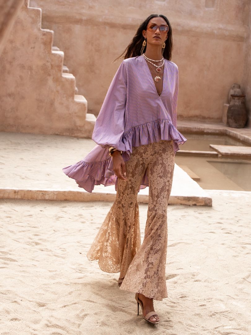 JULES COLLIE FLOWING BLOUSE