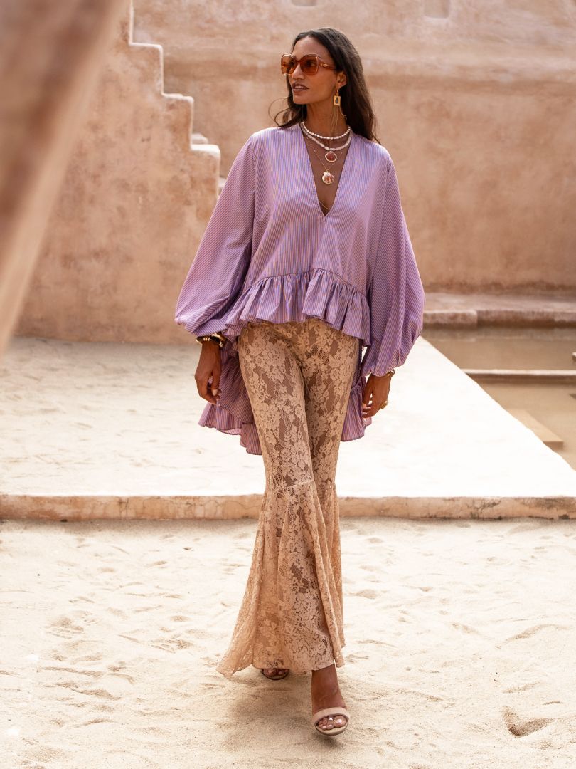 JULES COLLIE FLOWING BLOUSE