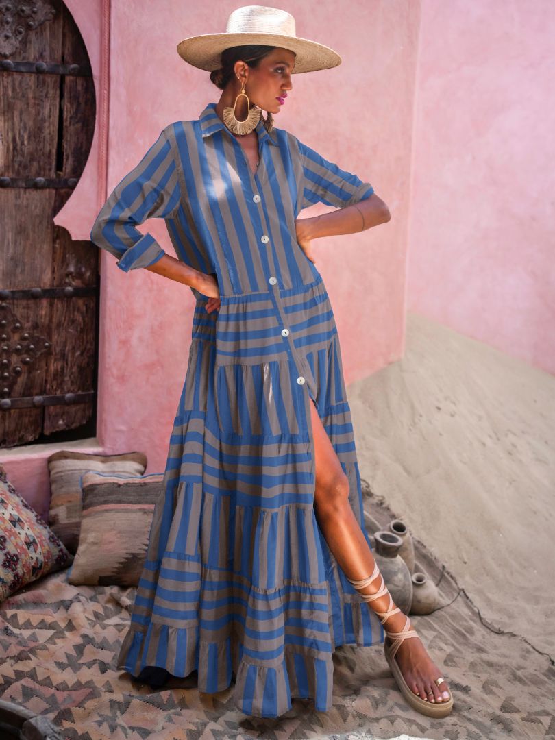 NATALIA TIERRED MAXI DRESS