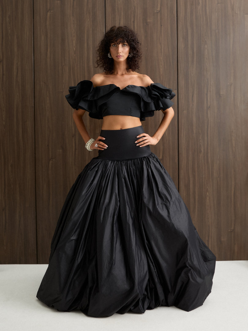 Inez Ruffled Top