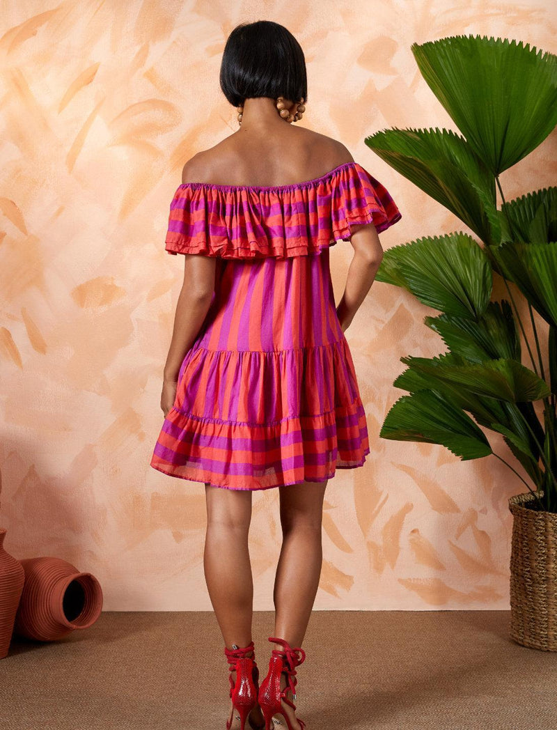 RITA SHORT WOMEN'S BOHO DRESS - Erika Peña