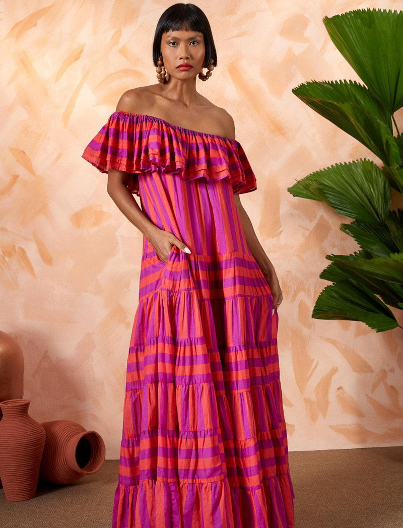 RITA BOHEMIAN MAXI DRESS - Erika Peña