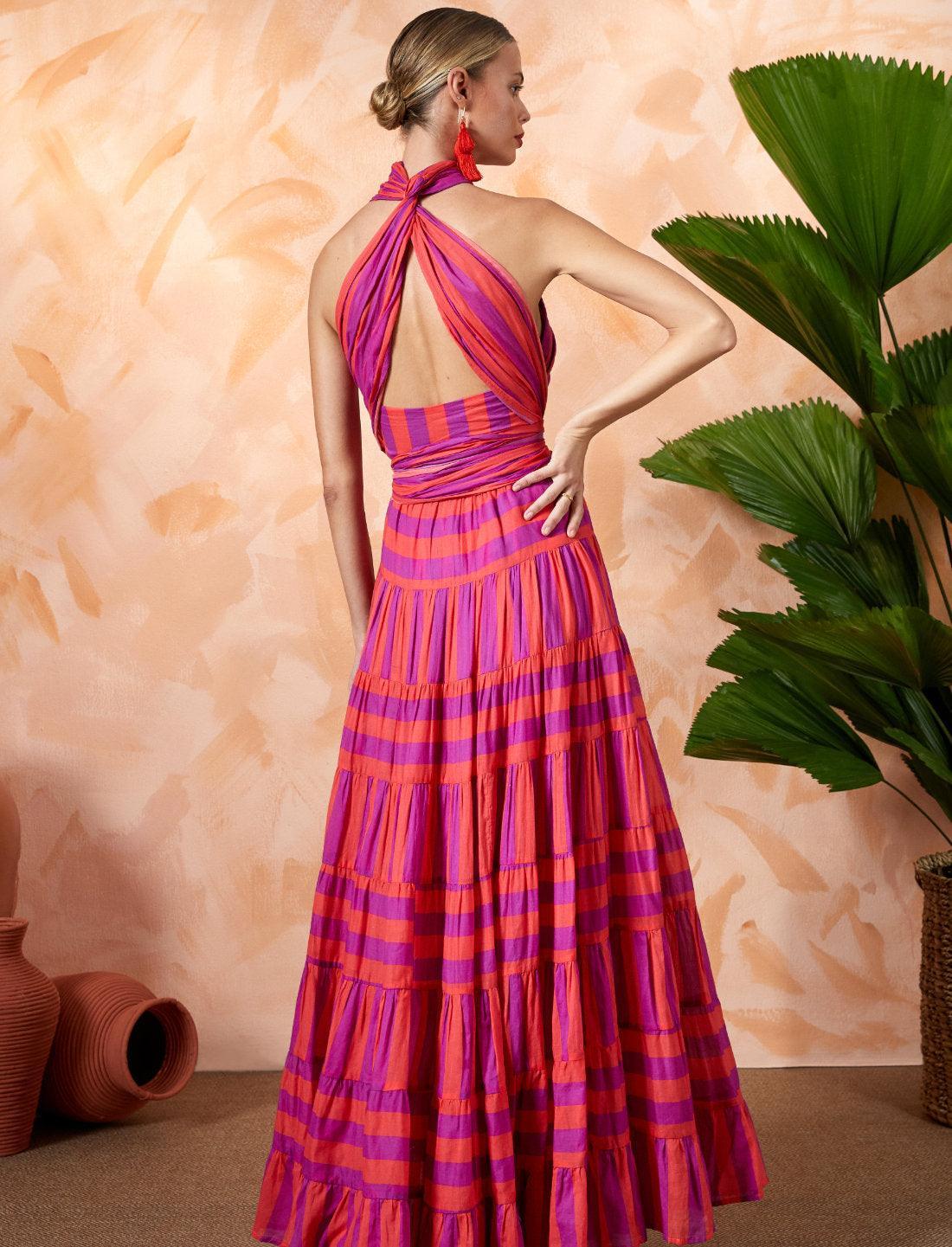 SELMA WOMEN BOHEMIAN MAXI DRESS - Erika Peña