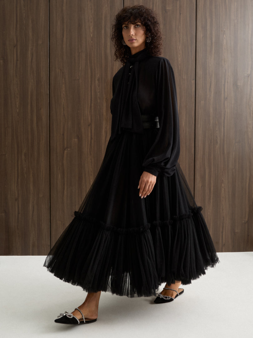 Miranda Pussy Bow Bodysuit