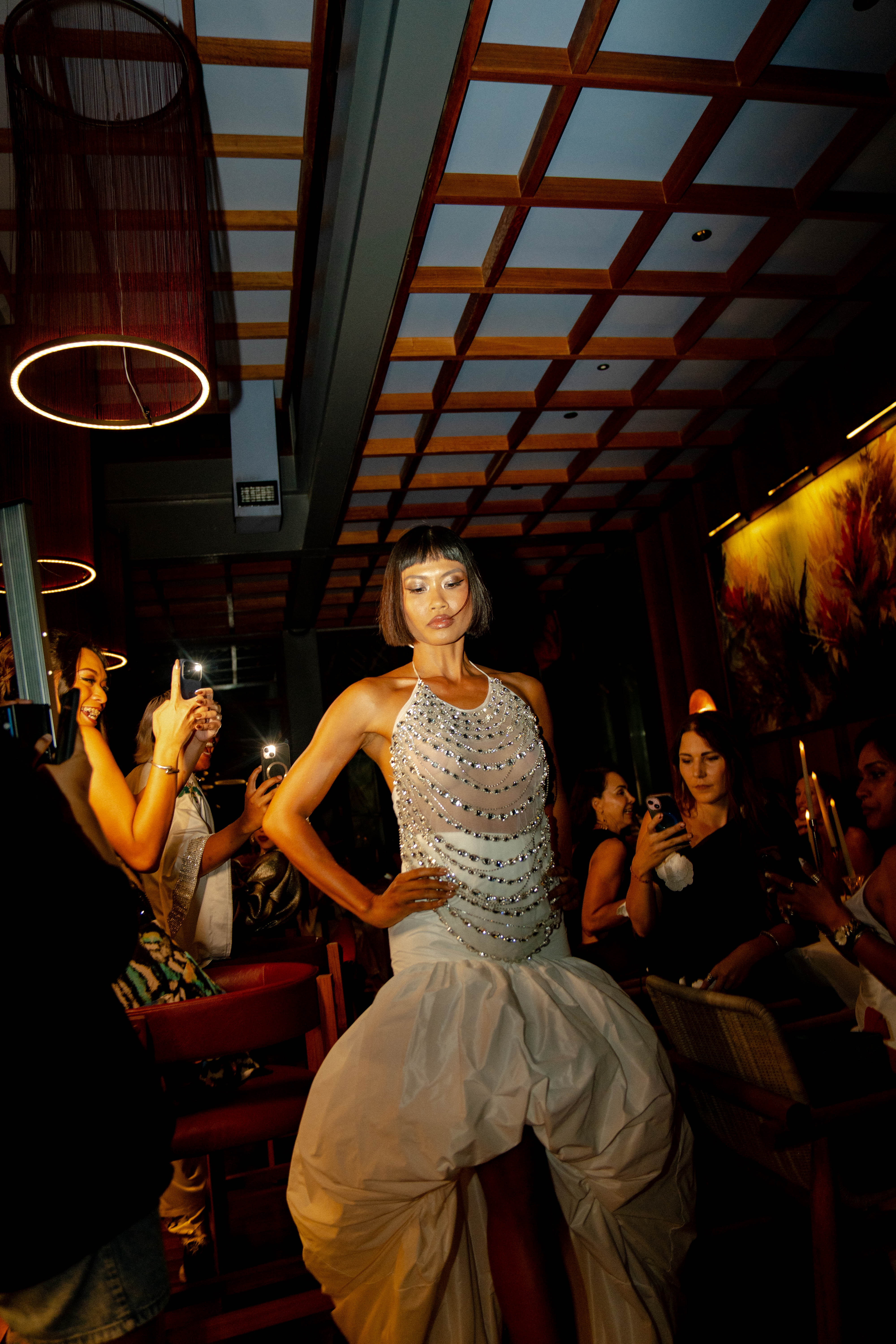 ALMA CRYSTAL BEADED TOP