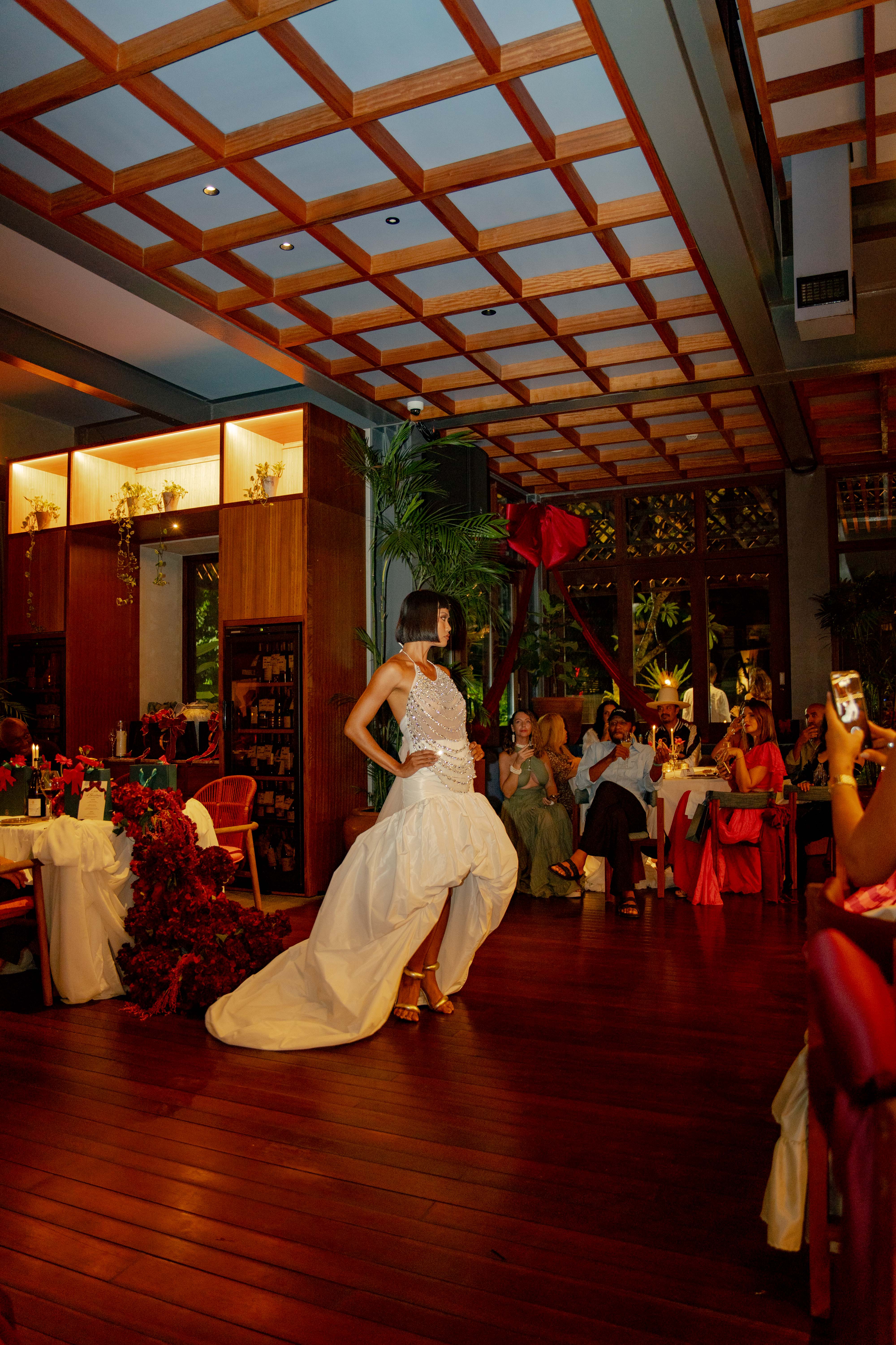 ALMA CRYSTAL BEADED TOP