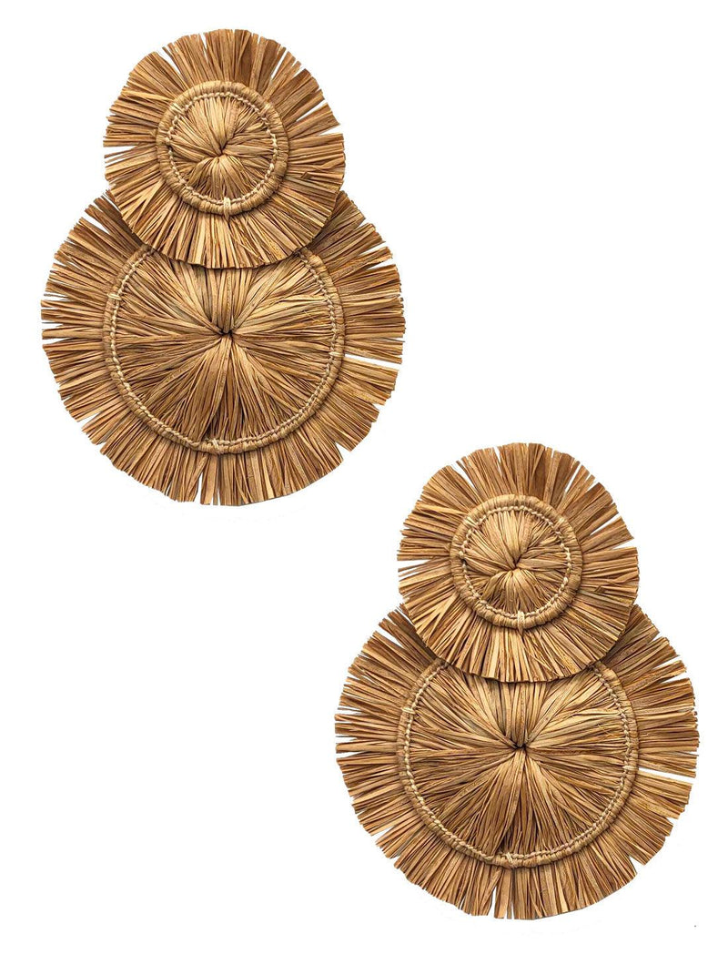 SONIA DEUS RAFIA EARRING - Erika Peña