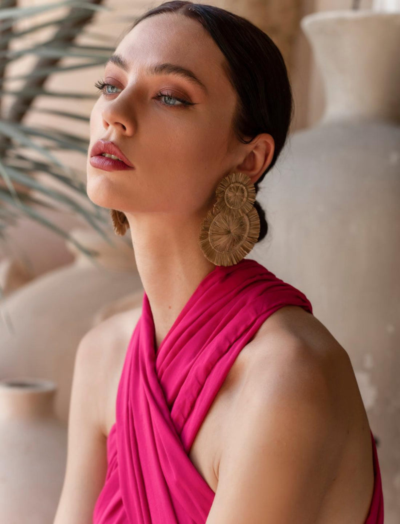 SONIA DEUS RAFIA EARRING - Erika Peña