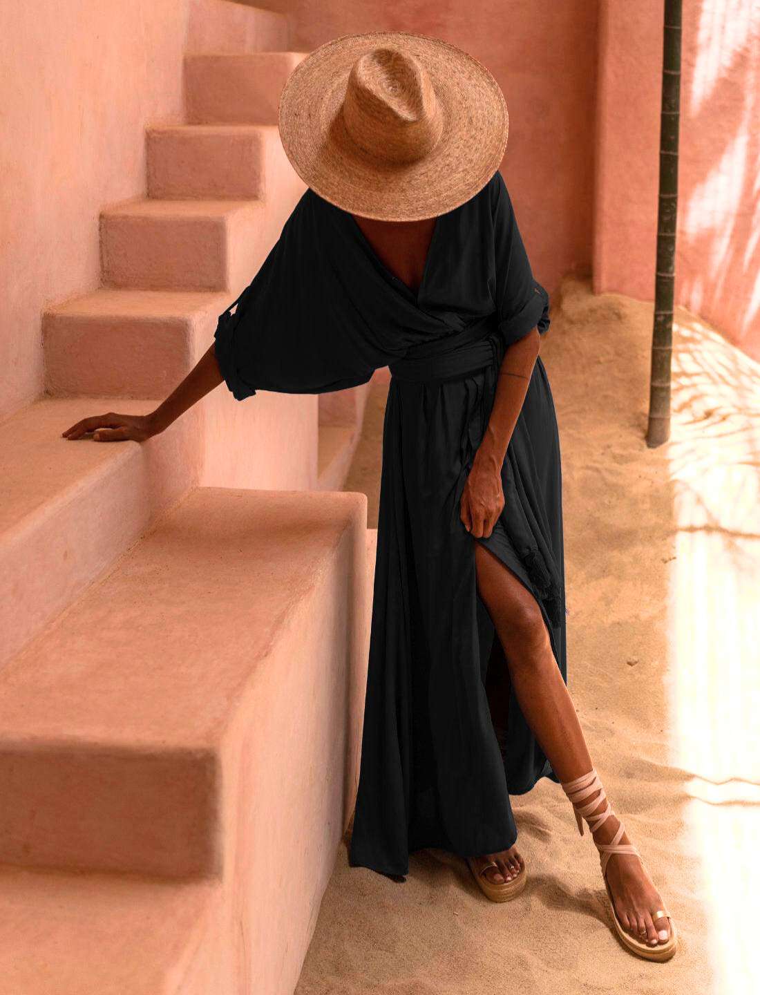 VERO BOHEMIAN WOMENS MAXI DRESS