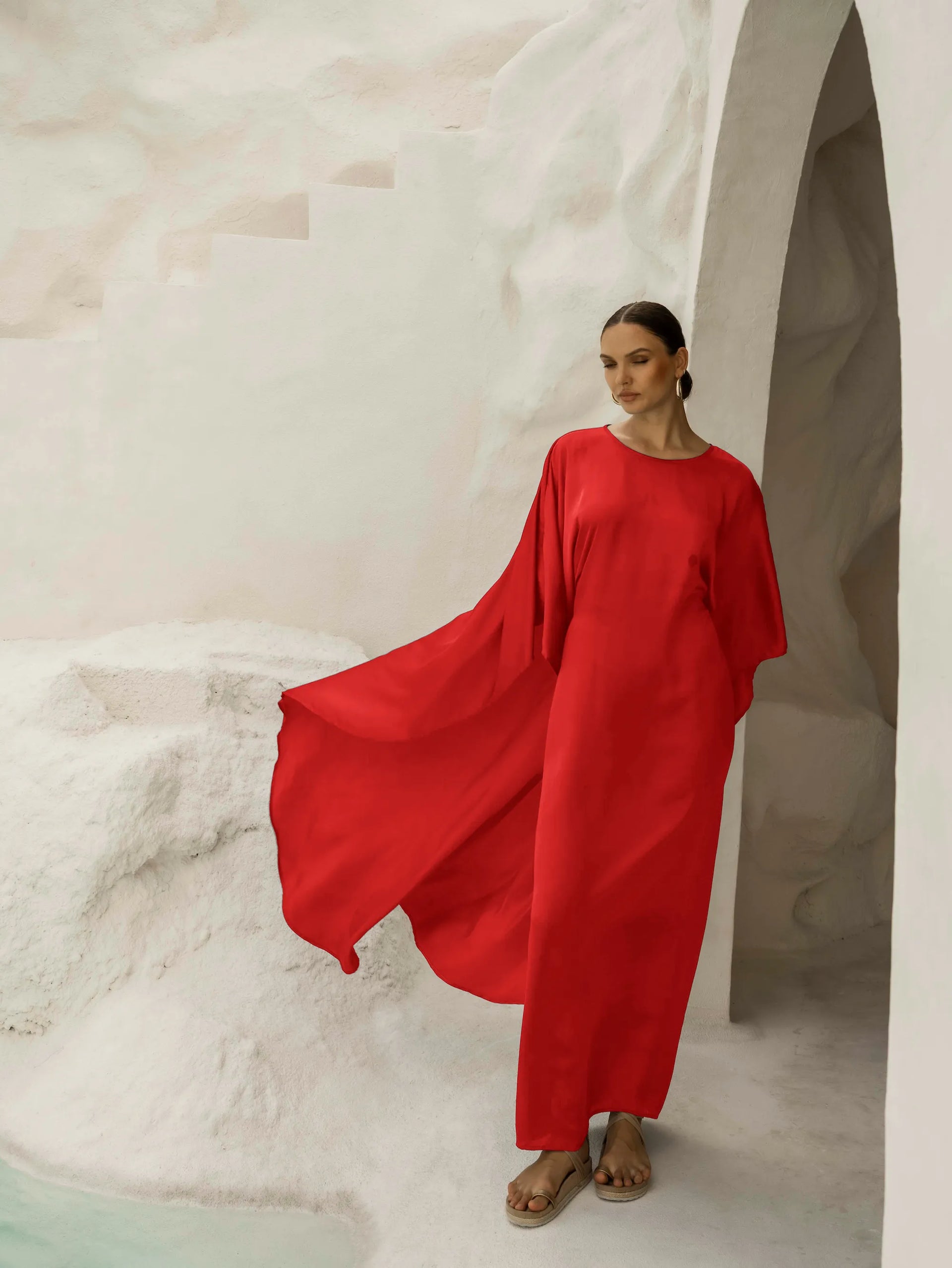 daphne maxi dress Erika Peña DAPHNE MAXI DRESS O/S / SANGRIA RED