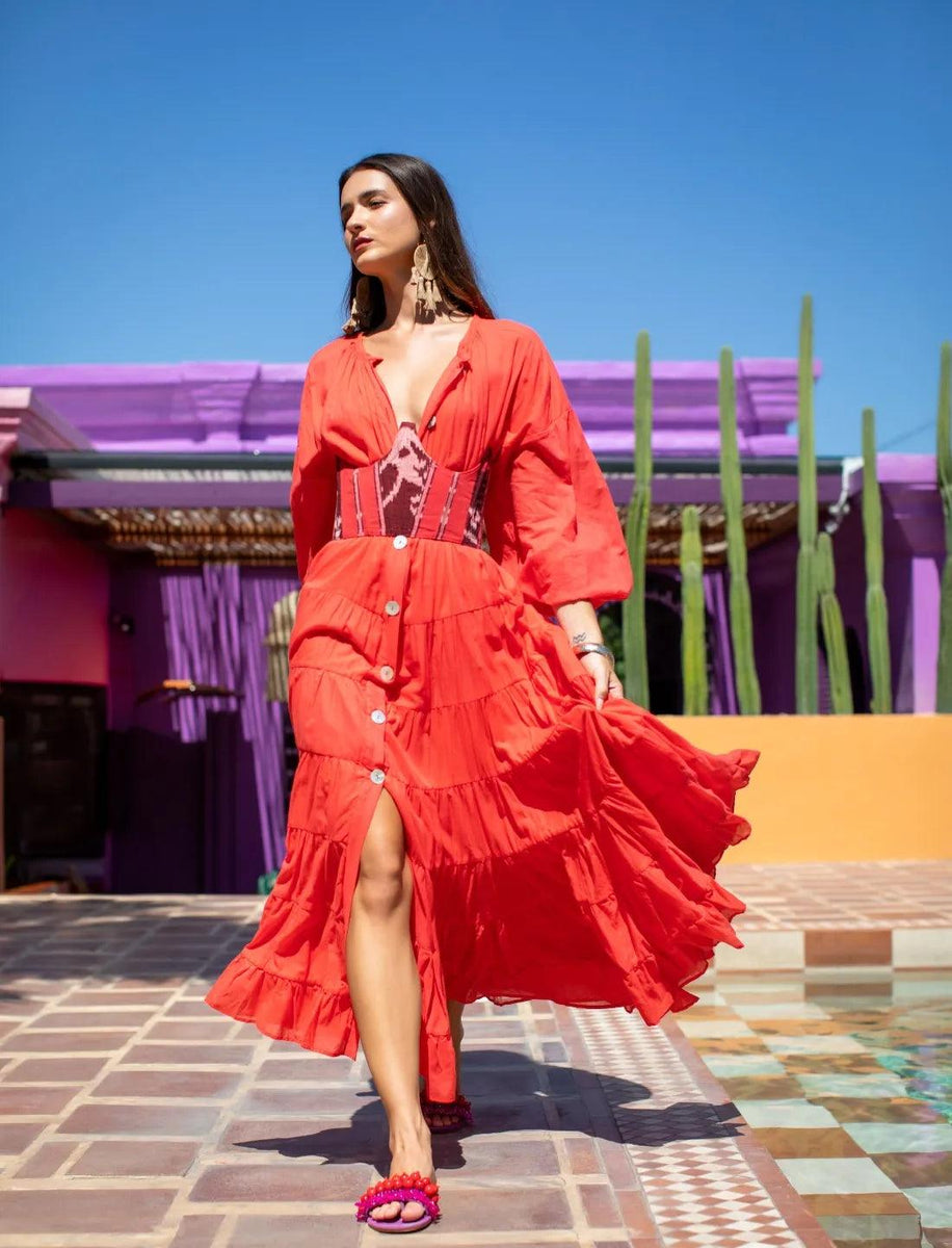 ELLA WOMEN BOHEMIAN MAXI DRESS