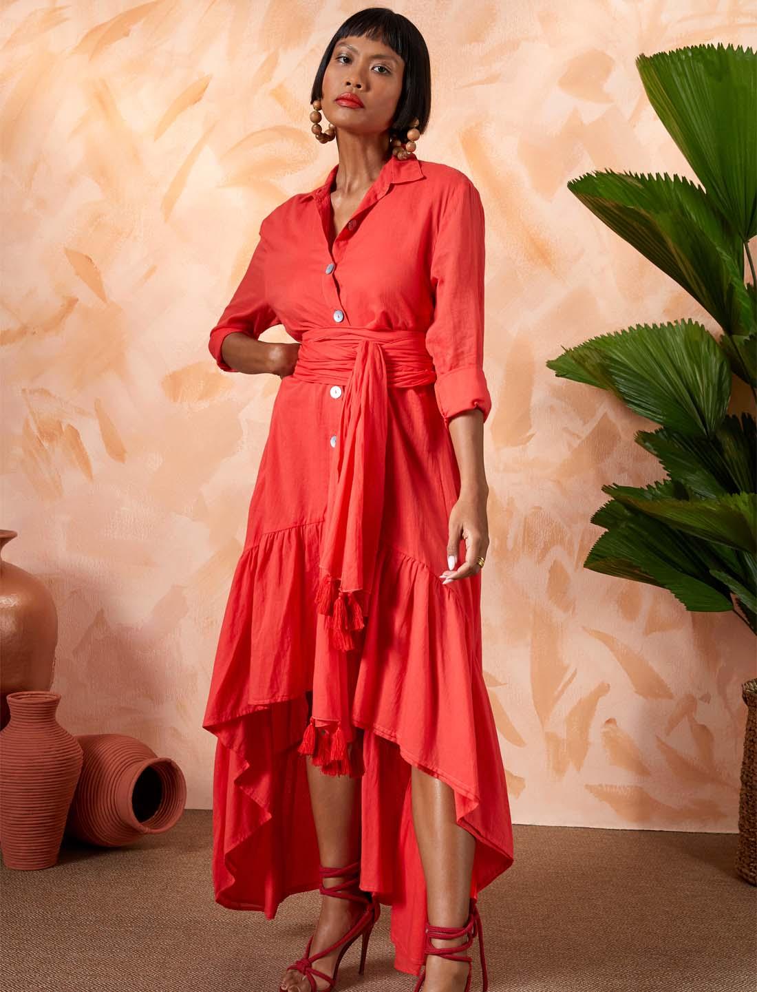 Eva Shirt Dress - Erika Peña