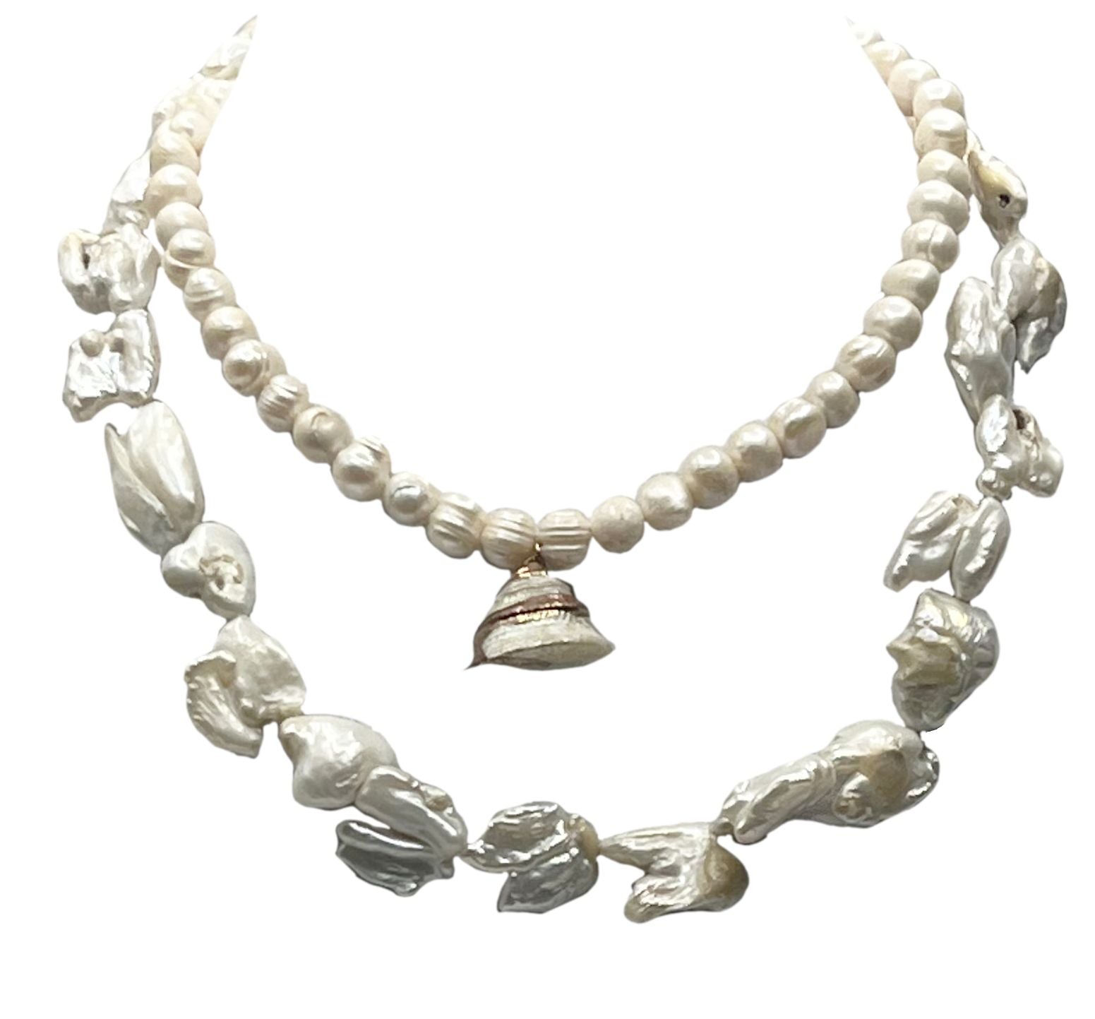 Gaugain Double Pearl Necklace