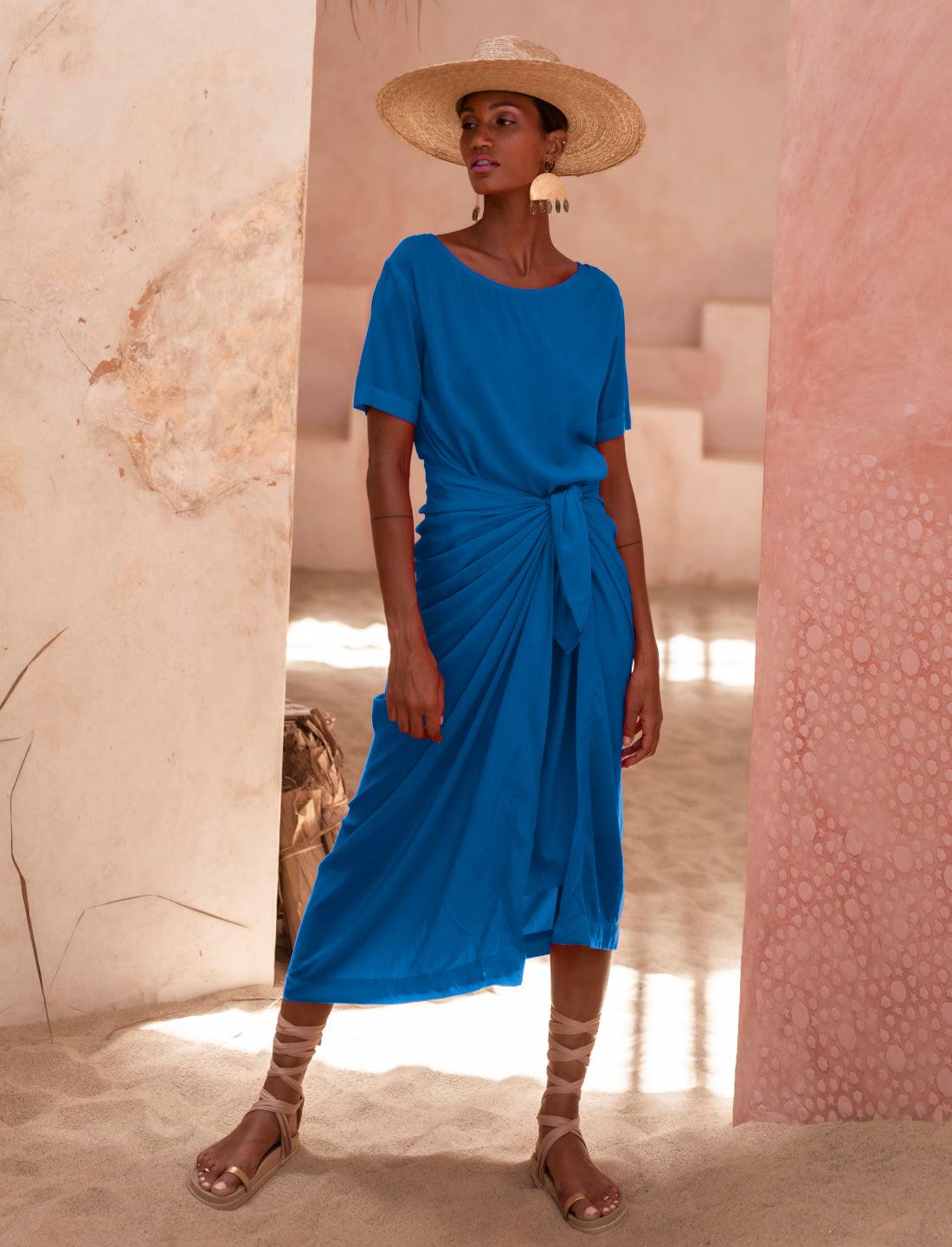 SABIA WRAP DRESS - Erika Peña