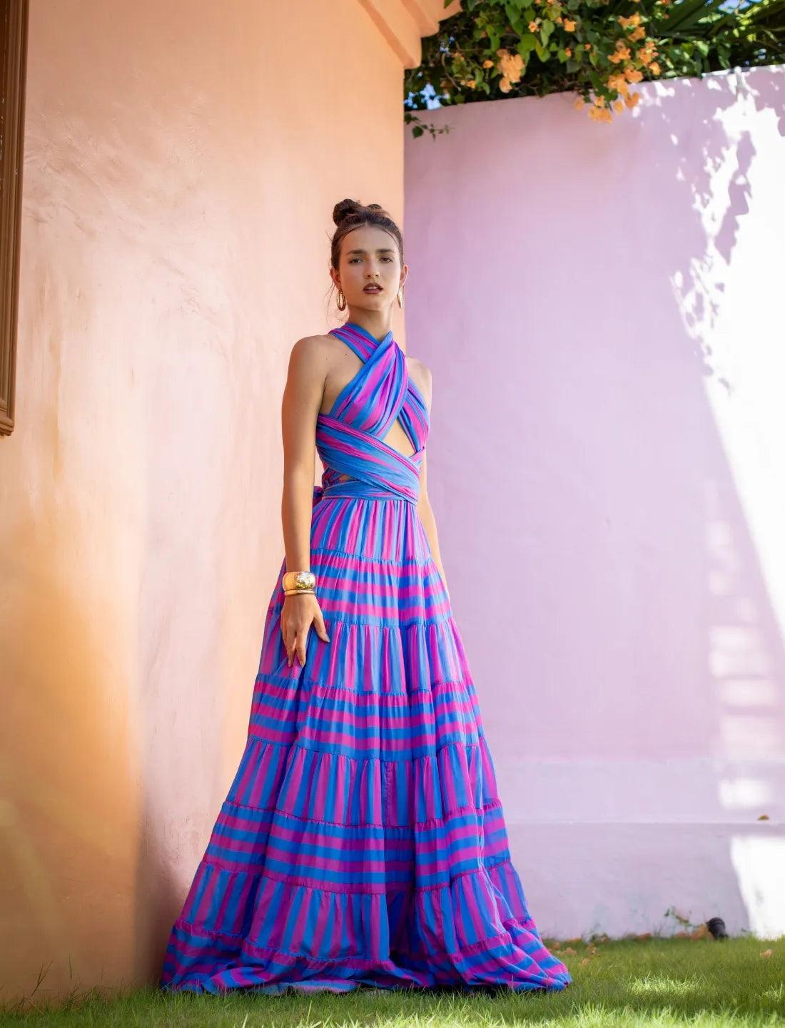 SELMA WOMEN BOHEMIAN MAXI DRESS - Erika Peña