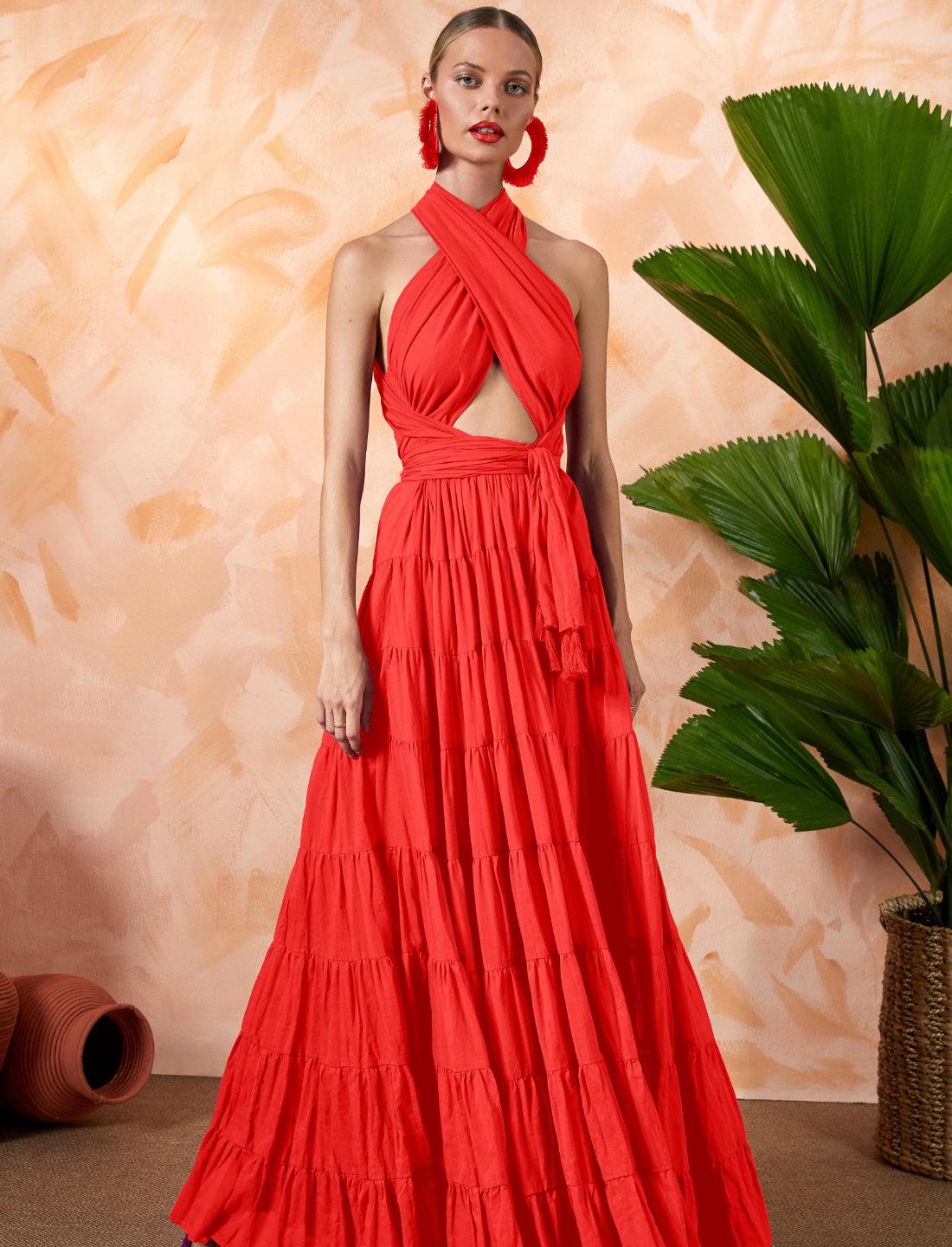 SELMA WOMEN BOHEMIAN MAXI DRESS - Erika Peña