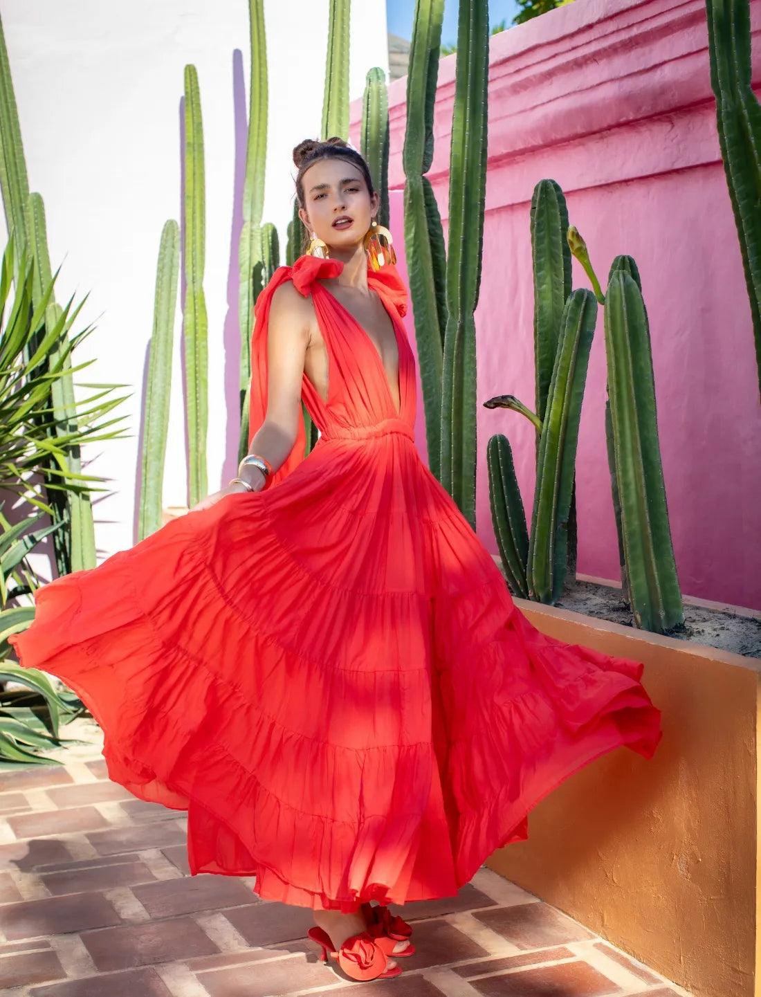 VEA MAXI DRESS - Erika Peña