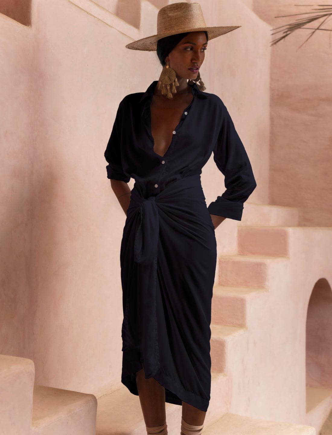 YARA WRAP DRESS - Erika Peña