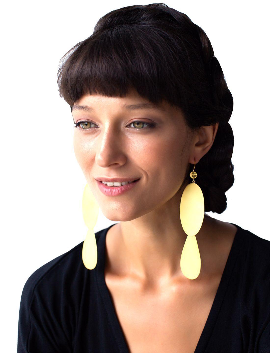 Candelara Earrings - Brushed - Erika Peña