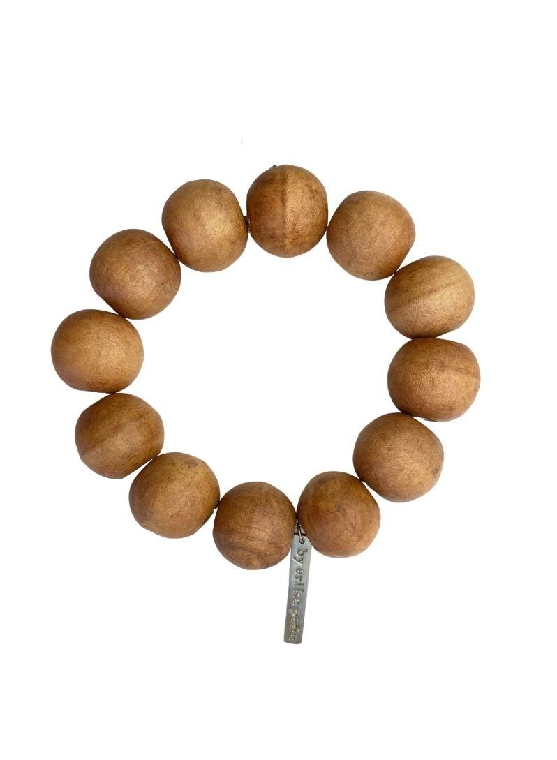 Wuru Wood Bead Bracelet - Erika Peña