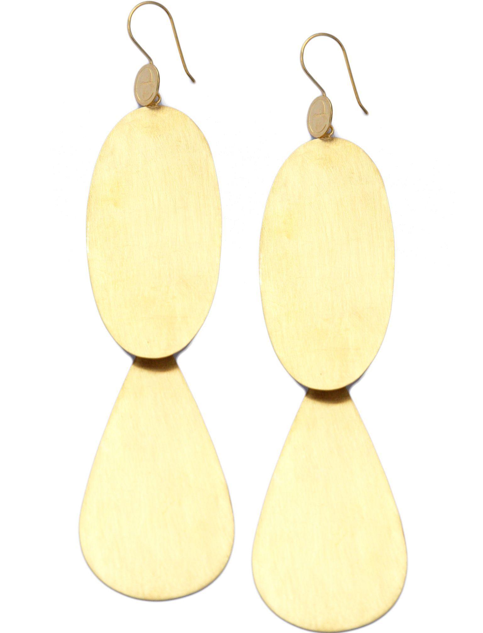 Candelara Earrings - Brushed - Erika Peña