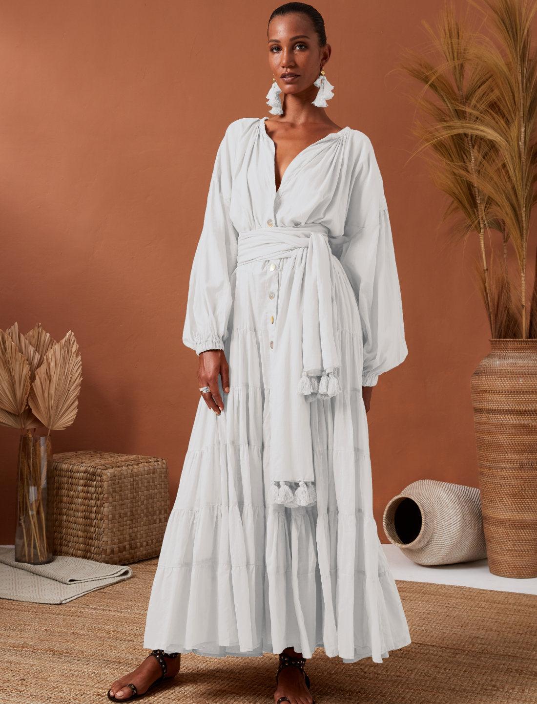 ELLA WOMEN BOHEMIAN MAXI DRESS - Erika Peña