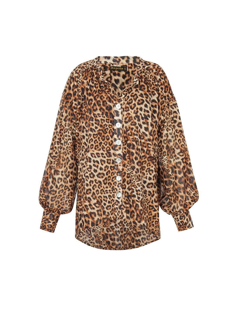 ELLA RIMBA ANIMAL BLOUSE - Erika Peña