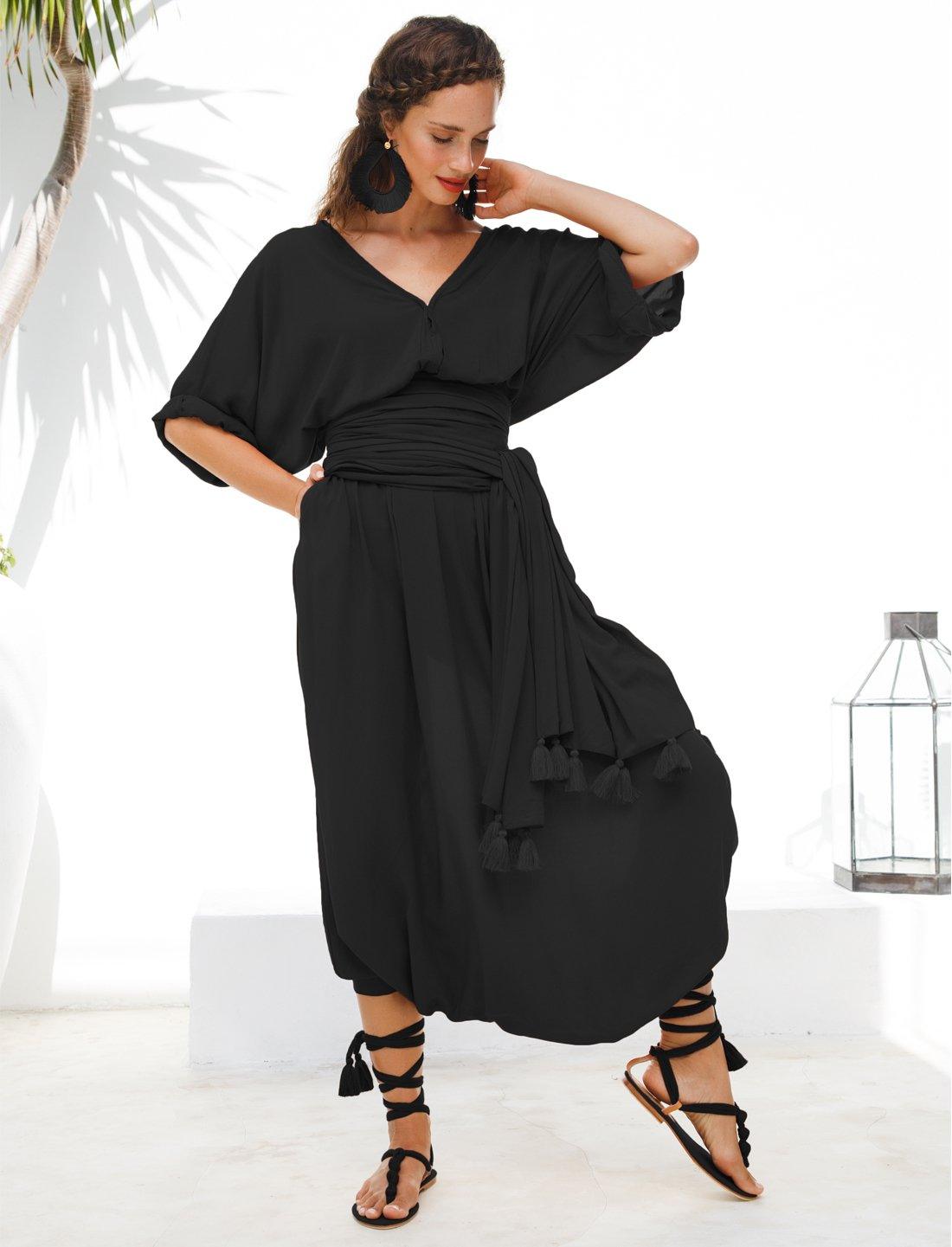 Vero Isla Jumpsuit - BLACK - Erika Peña
