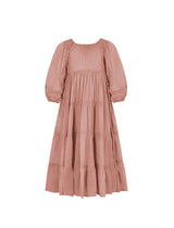 Brielle Full Sleeve Tiered Little Girls Dress - DESERT - Erika Peña