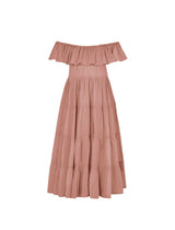 Rita Off the Shoulder Ruffled Tiered Little Girls Dress - DESERT - Erika Peña