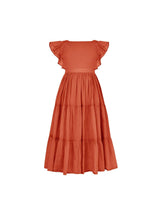 Lolita Apron Ruffled Sleeved Tiered Little Girls Dress - SIENNA - Erika Peña