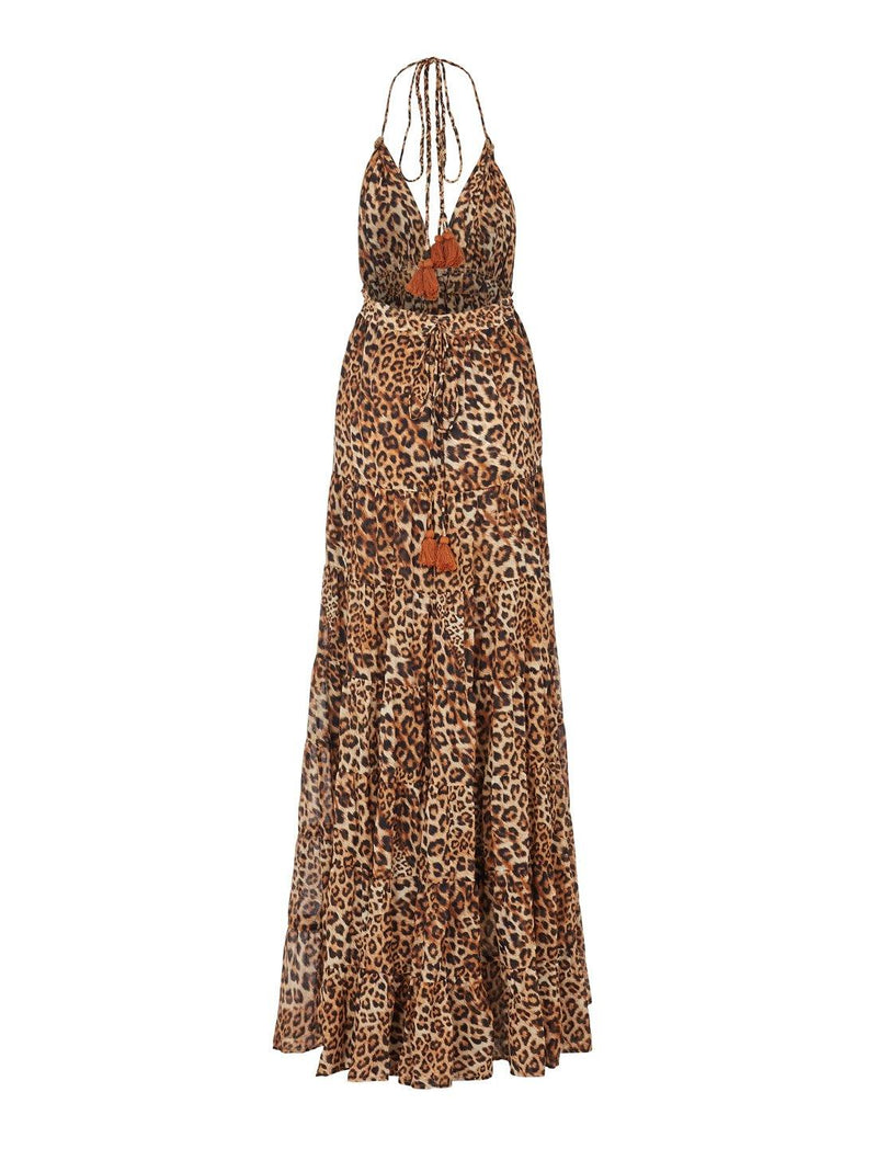 LOLA SAHARA LEOPARD DRESS - Erika Peña