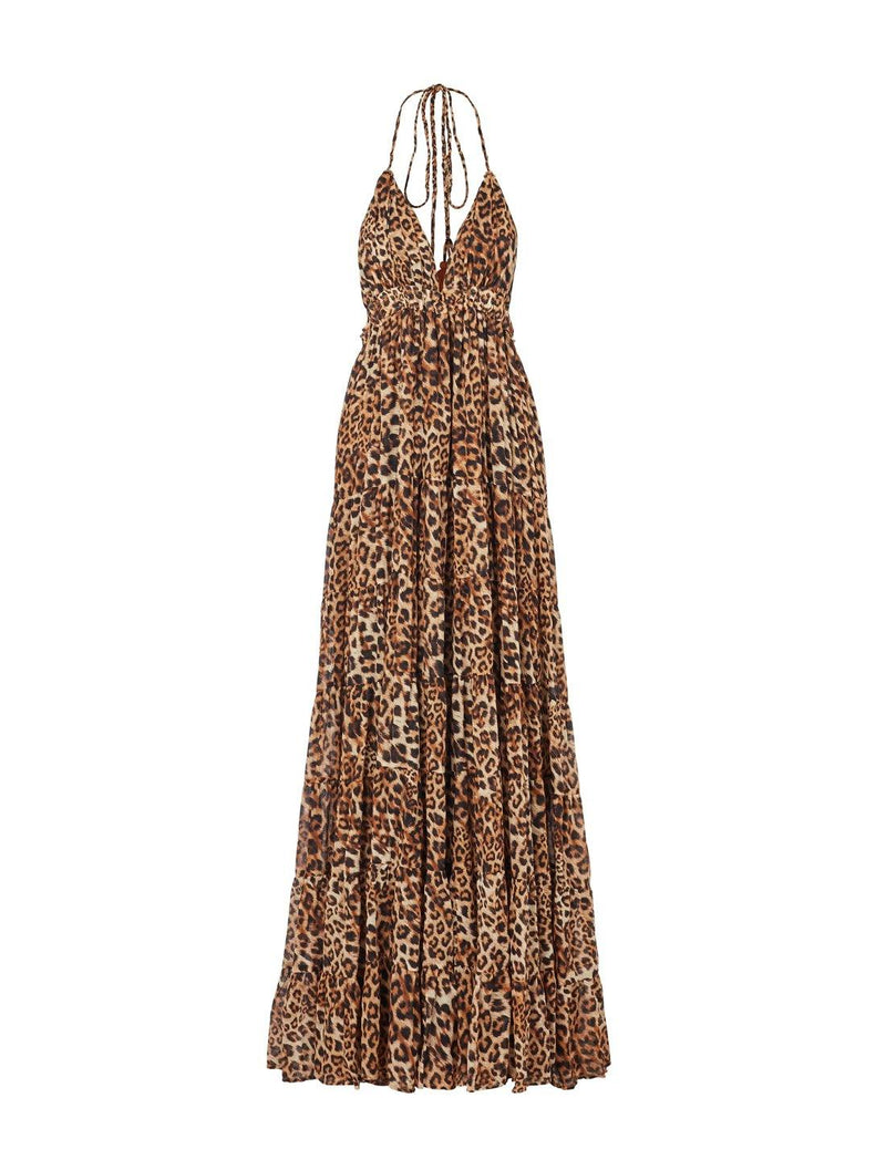LOLA SAHARA LEOPARD DRESS - Erika Peña