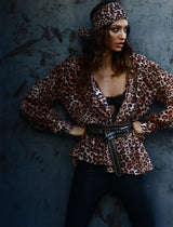 Peasent Rock n Roll Leopard Blouse - Erika Peña