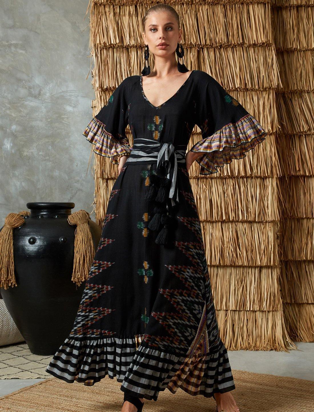 Ikat maxi discount dress