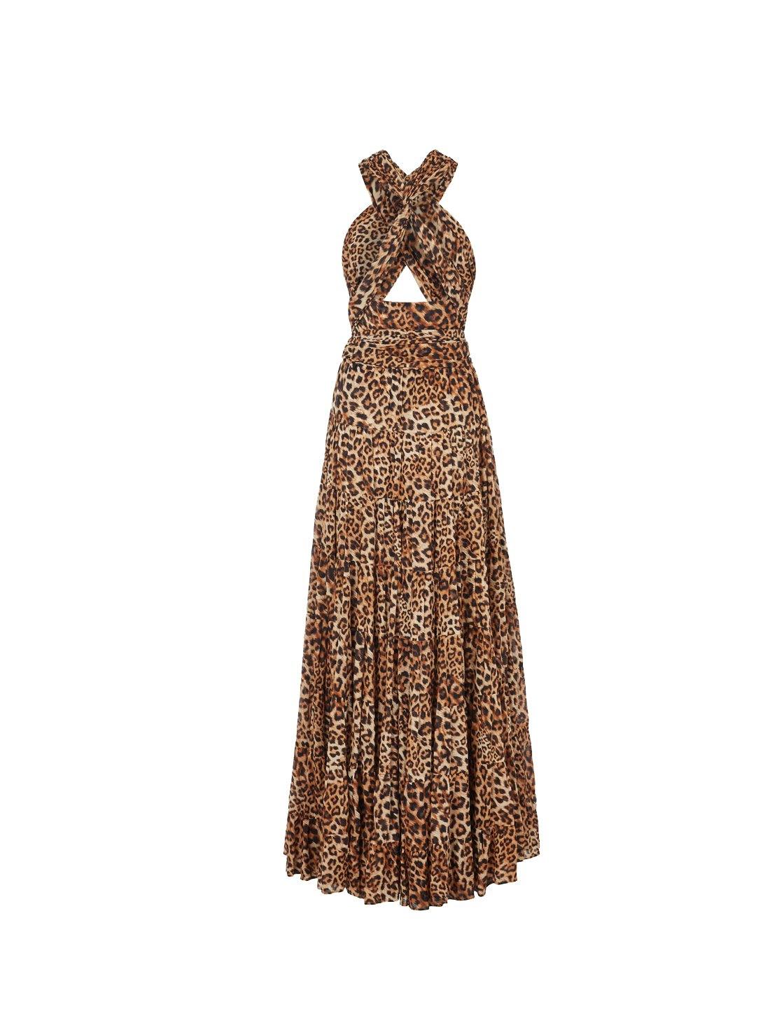 SELMA SAHARA LEOPARD DRESS - Erika Peña