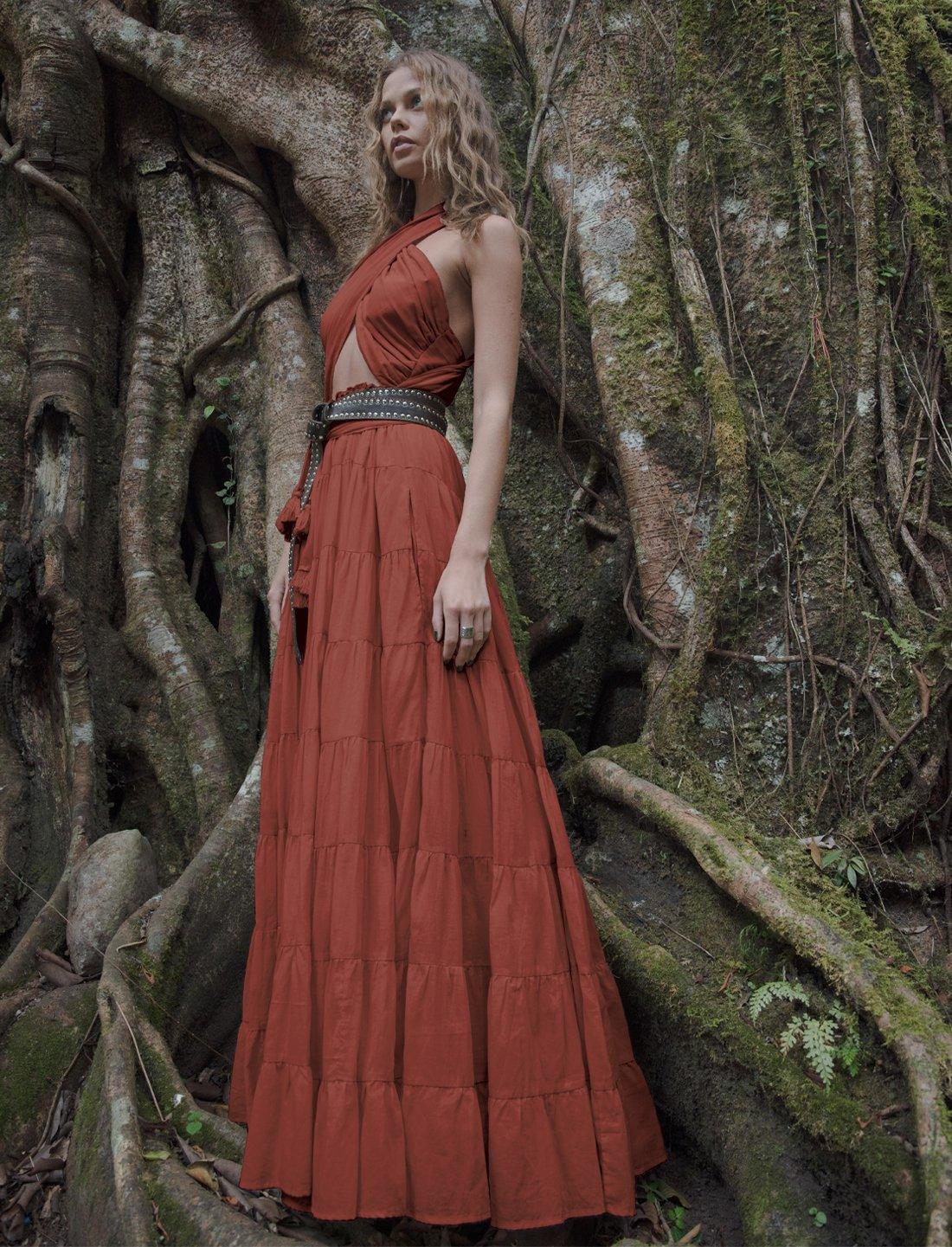 SELMA WOMEN BOHEMIAN MAXI DRESS - Erika Peña