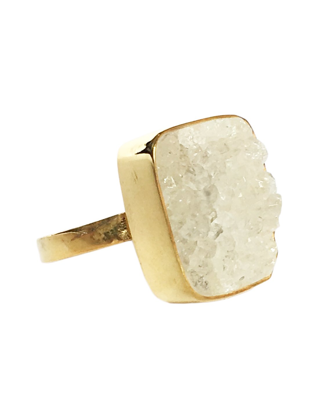 Euge Square Druzzy Ring - Erika Peña