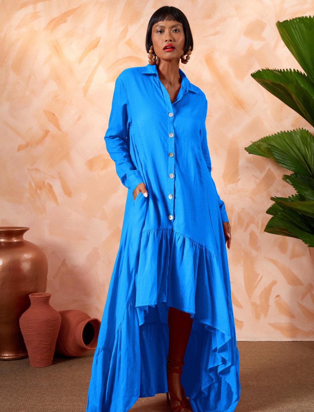 Eva Shirt Dress - Erika Peña