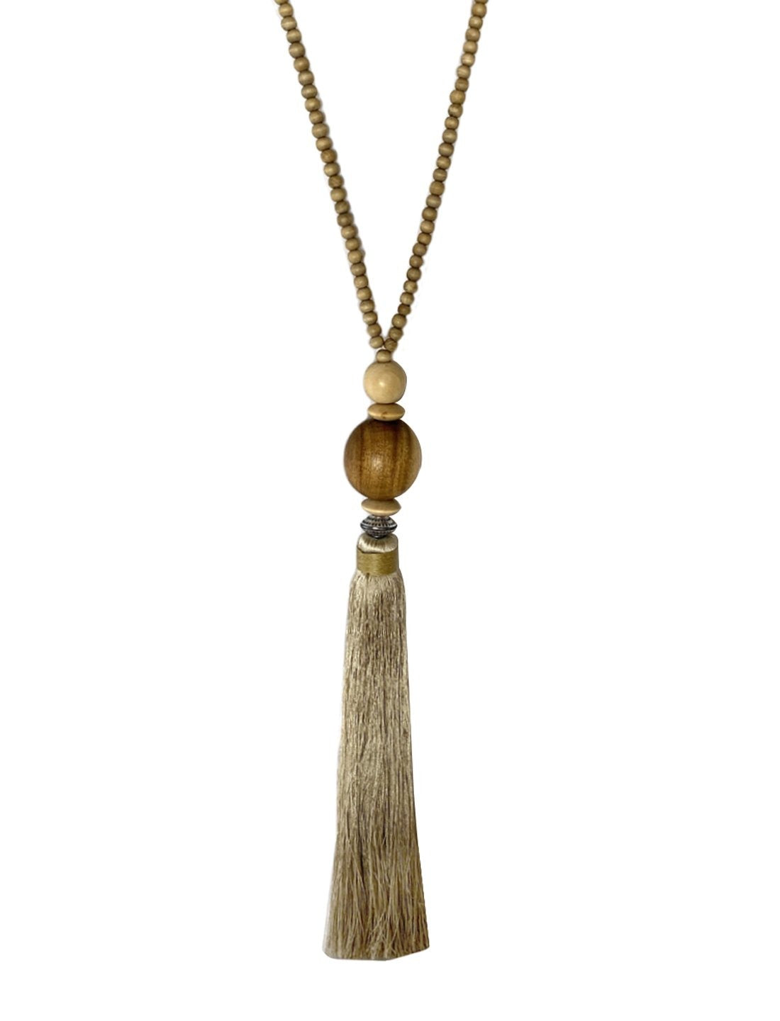 GILLIGAN SHORT TASSEL NECKLACE - Erika Peña