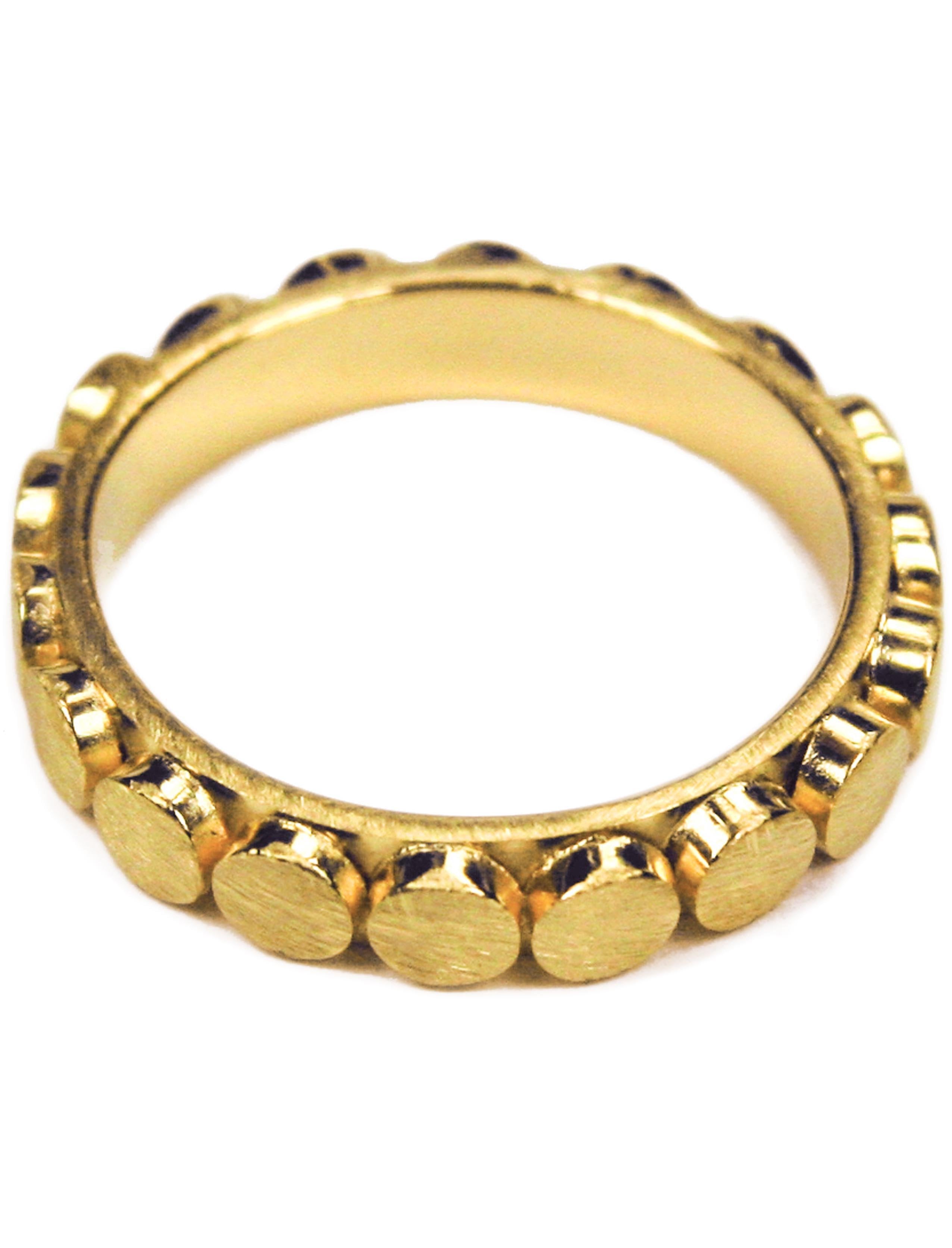 Gitana Embossed Stack Ring - Erika Peña