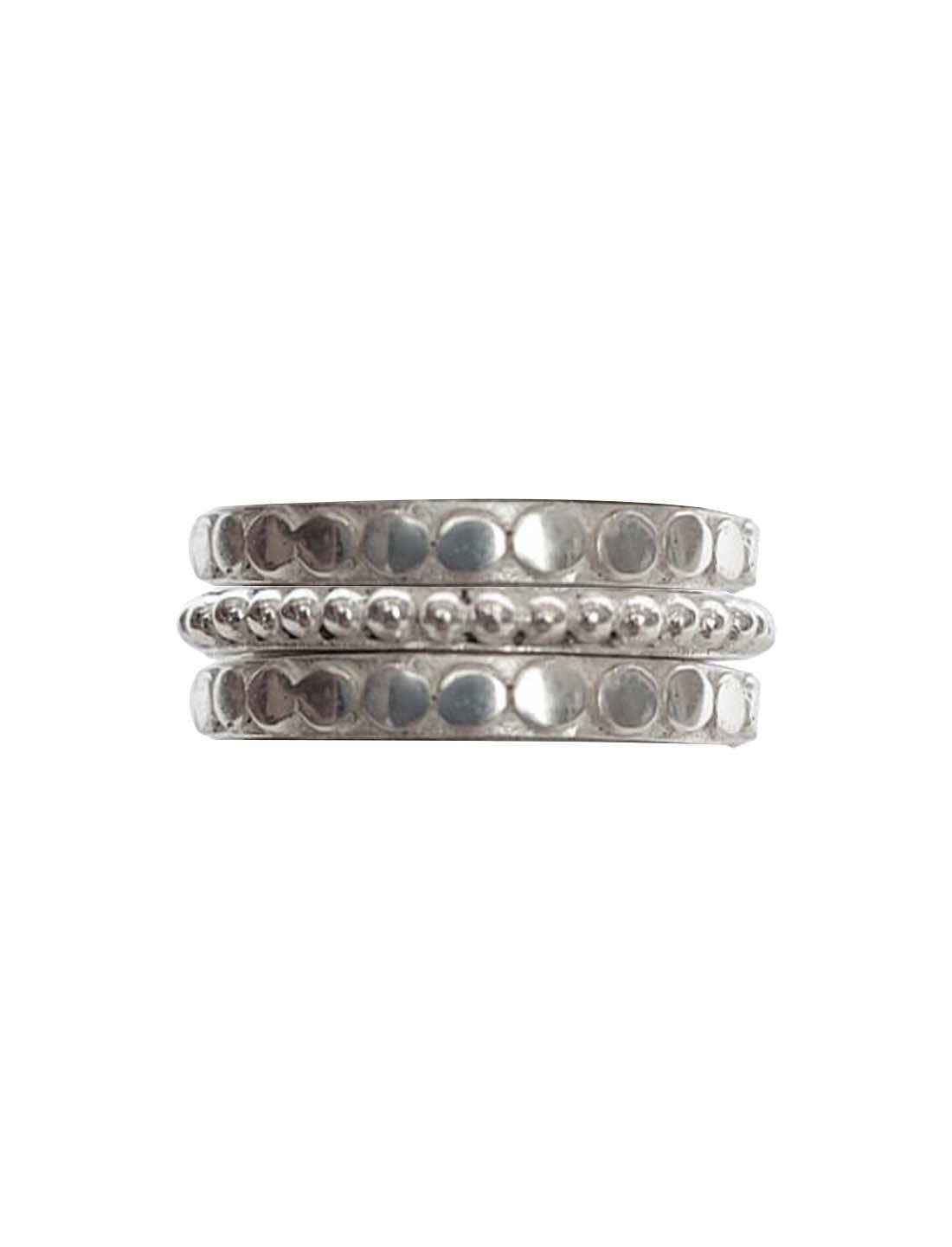 Isi Midi-Ring Granulation Embossed Set