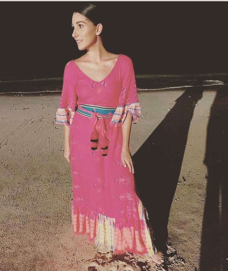 MARGARITA IKAT LONG DRESS - Erika Peña