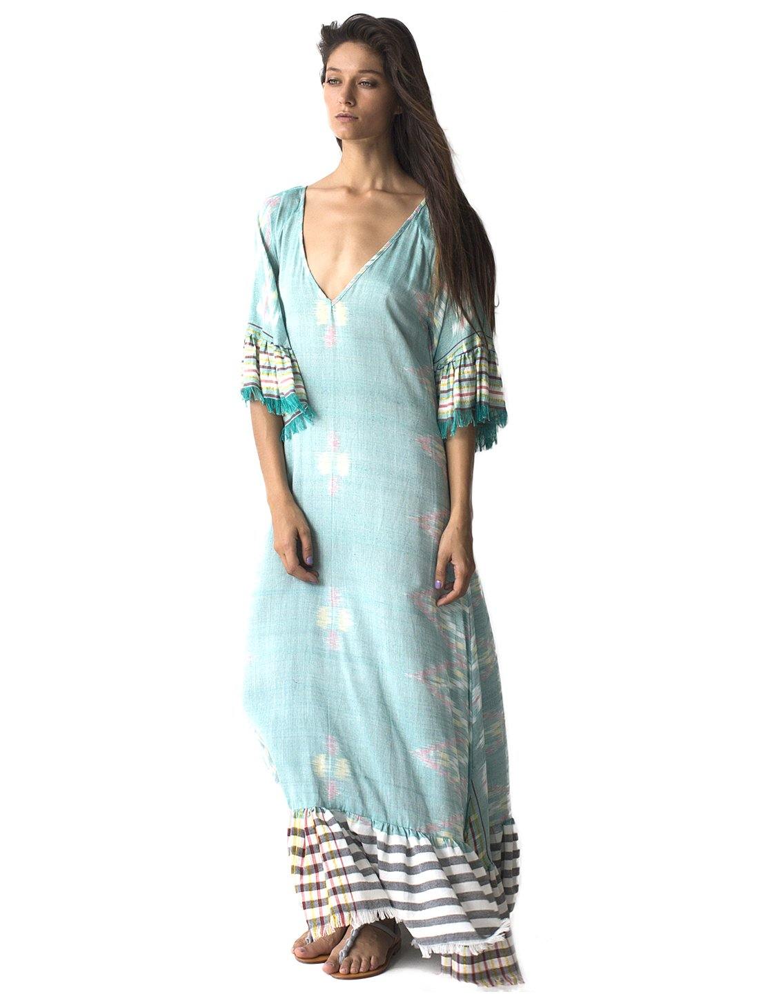 MARGARITA IKAT LONG DRESS - Erika Peña